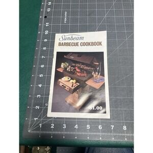 Sunbeam Barbecue Cookbook Gas Grill cooking booklet VINTAGE